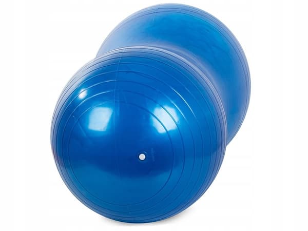 Kuntopallo / Pilates-pallo pumpulla - Maapähkinä blue