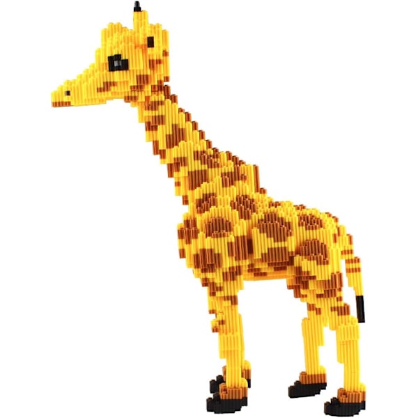 Mikro Byggeklodser Mini Kæledyrs Byggelegetøj Klodser til børn Giraffe 12 x 5 x 19 inches