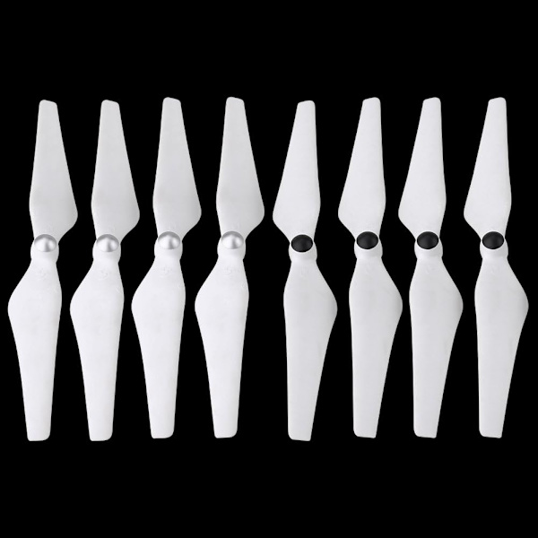 Propeller Drone Blade, 8 stk. CW CCW Selvlåsende Plast Propeller Blade Quadcopter Propeller Blade Kit