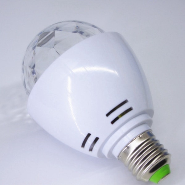 E27 Diskokula Lampa Roterande Flerfärgad Glödlampa Bajonettfattning E27 [Energiklass A]