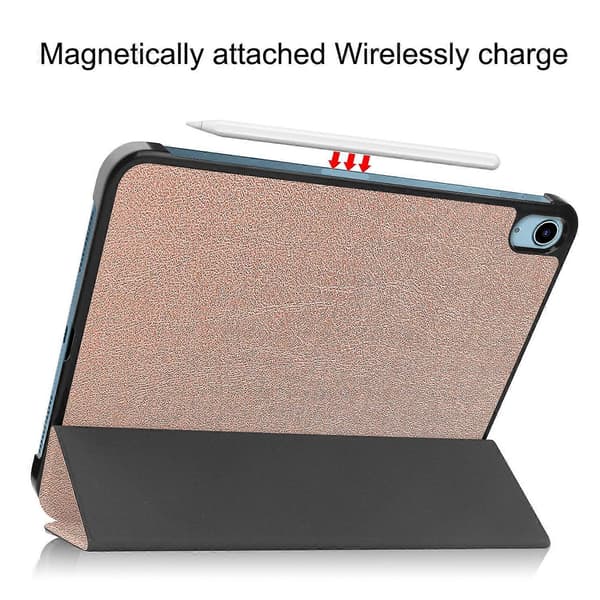 Fodral för iPad (2025)/10.9 (2022) Anti-Drop Läderställ Tablet Cover