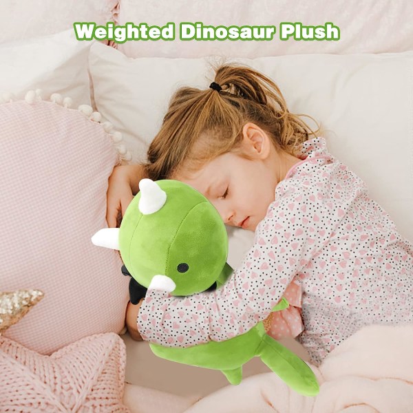 Painotettu dinosauruspehmolelu - Söpö pehmeä painotettu dinosauruspehmolelu, painotetut täytetyt eläimet