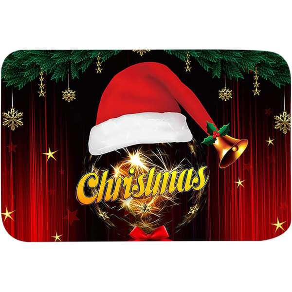 Christmas New Year Festive Santa Floor Mat,40x60