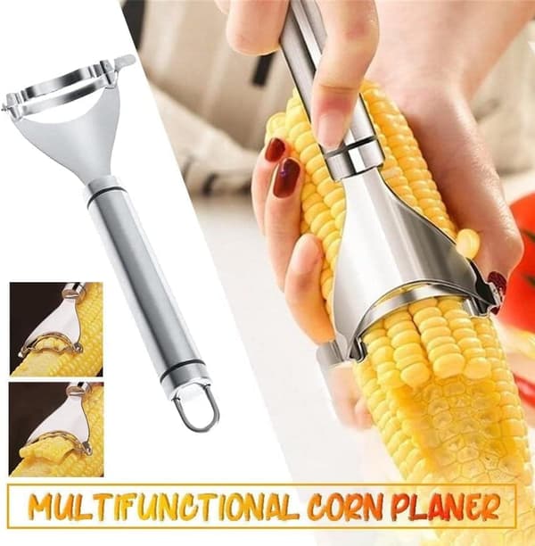 Magic Majs Peeler, Stripper Cob Tool, Premium Rustfrit Stål Thresher med Ergonomisk Håndtag, Køkken Gadget