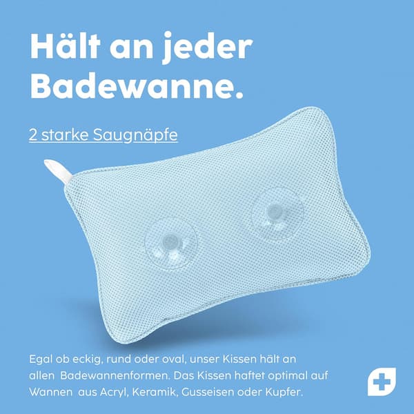 Badekarpute, badekarpute testvinner som badekarpute, nakkepute Blue