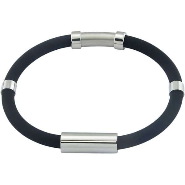 Antistatisk armbånd, kropsanion silikonearmbånd eliminerer kropsstatisk håndledsremme til kvinder mænd, 20 cm