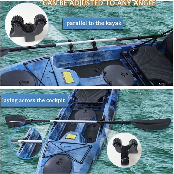 kajak hardware,kajak padleholder kajak skinne montering kajak skinne padleholder kajak fiskeri tilbehør 2 stk