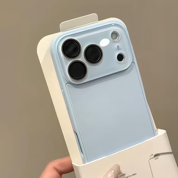 til iPhone 18 Pro Max Luksus Enkelt Hærdet Glas Cover-Blå Blue iPhone18 Promax