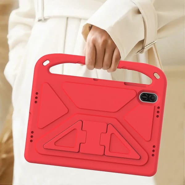 Honor Pad X8a -kotelo, kädensija, jalusta, tabletti, EVA-suojus - Punainen