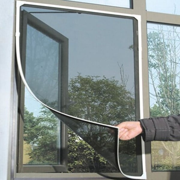 Fönsterskärmning, krypterade myggnät, DIY miljömässigt självhäftande fönsterskärmar