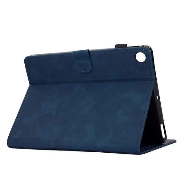 Til Samsung Galaxy Tab A9 Etui Katte Præget PU Læder Kort Slots Tablet Cover