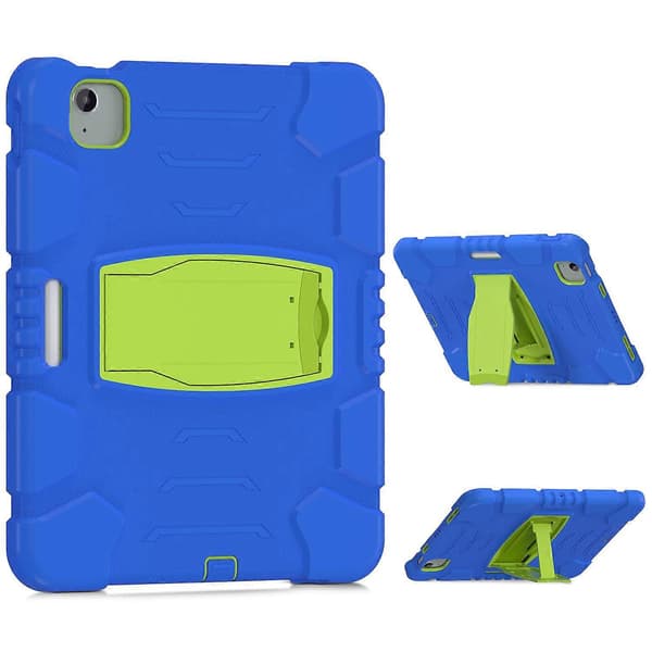 For iPad Air 11 (2024) Stativdeksel PC+Silikon Anti-fall Tablettdeksel