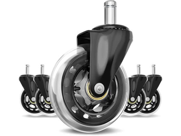 1x pyörä toimistotuoliin - 11 mm