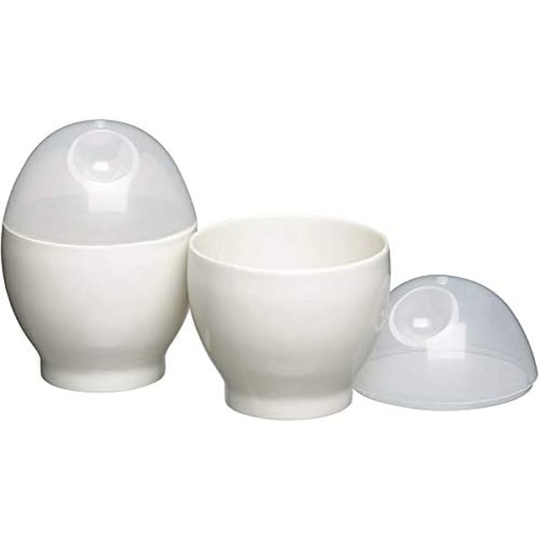 Set of 2 steamed egg cups for microwave oven, practical and nutritious