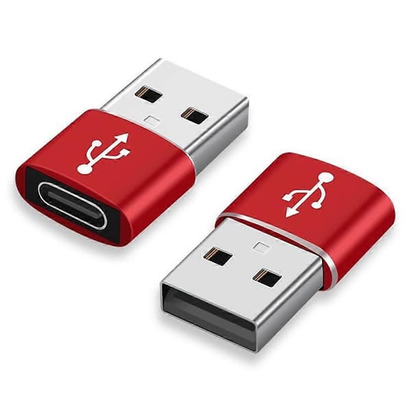 Typ C Hona till USB 3.0 Hane Konverter Dataöverföring Mini Laddningsadapter - Svart