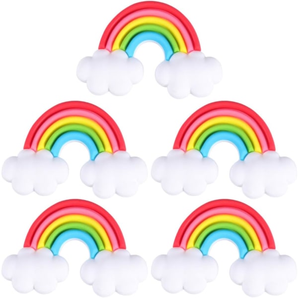 5st Rainbow Kylskåpsmagneter Färgglada Kylskåpsmagneter Kontorsmagneter