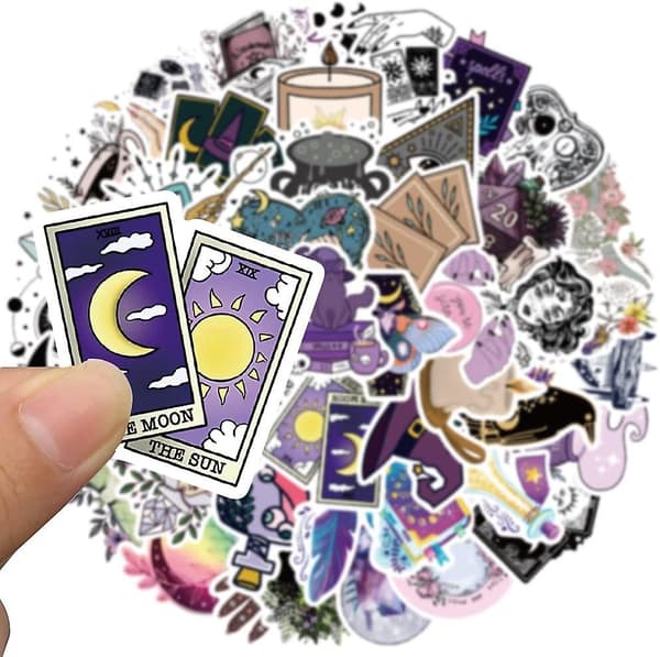 Boho Witchy Aesthetic Stickers - Vanntett Vinyl (50)
