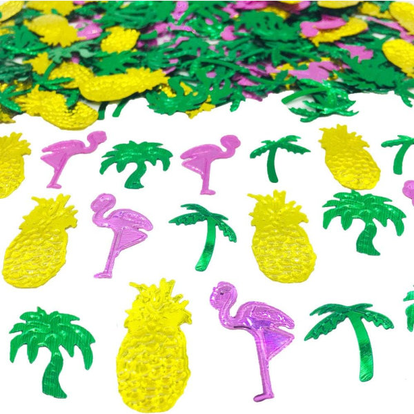 Sommarkonfetti Palmträd Kokosnötsträd Flamingo Ananas Bröllopstema Island Party, 30g