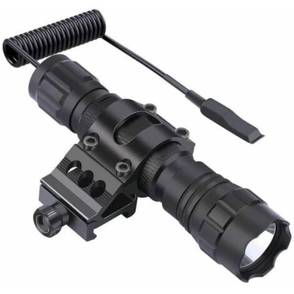 RARE LED Flashlight Bead, Tactical LED Flashlight, 1 Flashlight Mode Light, with 45° Mount Button Switch, Side Shift Ring