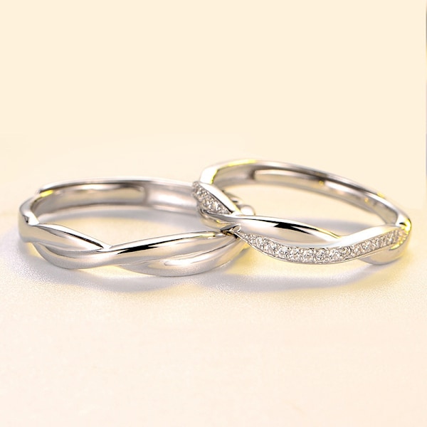 925 Sterling Silver Cubic Zirconia Eternity Ring