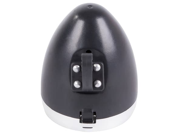 Frontlykt sykkel 3 LED batterier retro krom