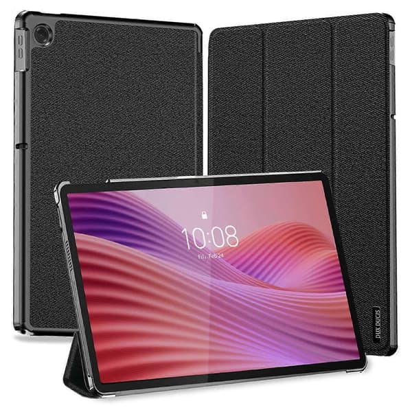 DUX DUCIS Domo Series etui til Lenovo Tab K10 (2. generation) Tri-Fold Stand Lædercover Auto Vågn/Sov