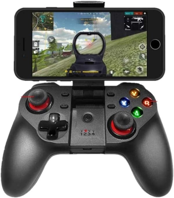 Mobilspilcontroller, trådløs Bluetooth Gamepad Joystick Multimedia Game Controller