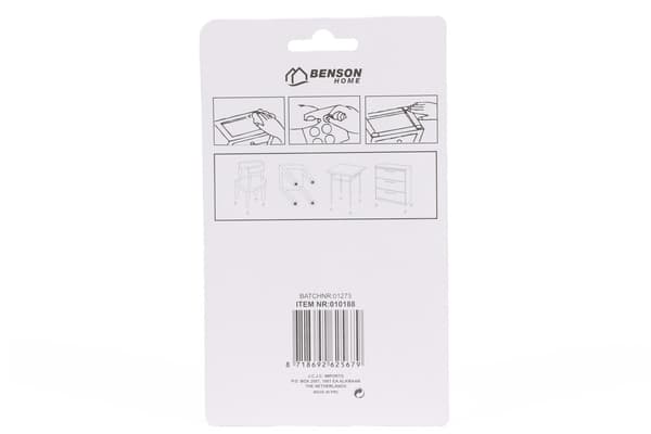 Reptålig filt PE 18-pack 25×25 mm