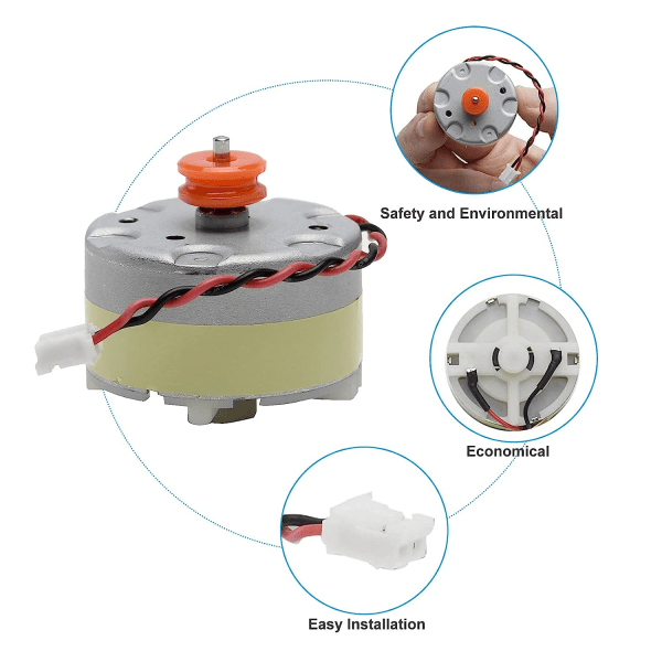 Motor Elektrisk Motor, LDS Lidar Laser Afstandssensor Metal Elektrisk Motor til Xiaomi Roborock S50/S51/S55, Mini Støvsuger Reservedele Gratis Størrelse