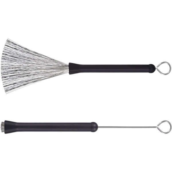 1 Pari Retractable Drum Brush -rumpukapulaharja Mukavalla Kumikahvalla