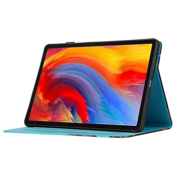 Fodral för Lenovo Tab M11/Xiaoxin Pad 11 2024 Mönstertryck PU Läder Ställ Tablet Skydd