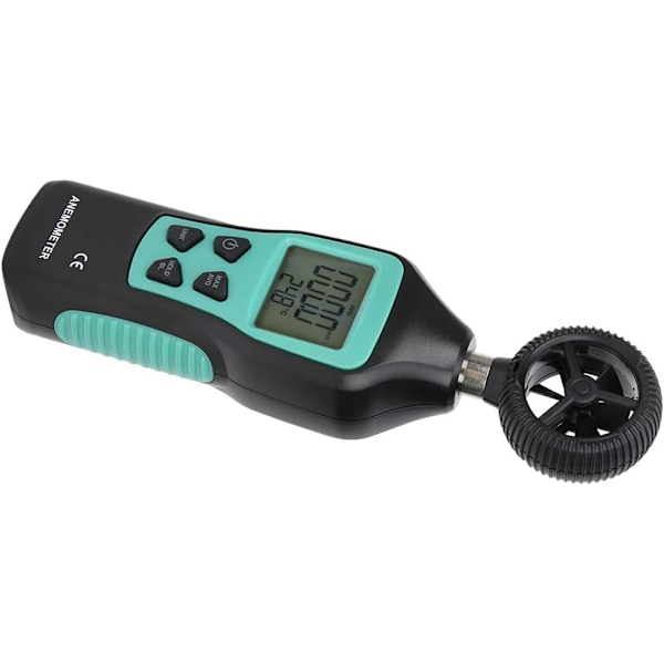 Digital Anemometer Vindhastighedsmåler 0,8~30,0m/s Bærbar Temperaturmåler Tester til Luftfartsindustrien