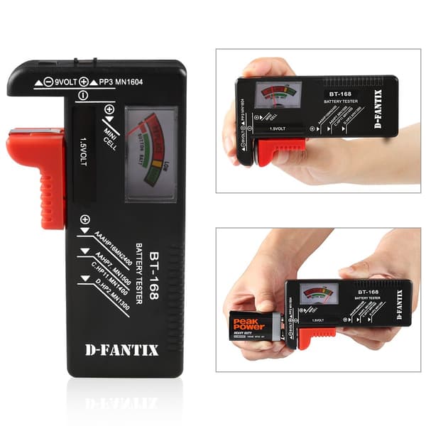 Batteritester, Universell batteritester, små batteritestere