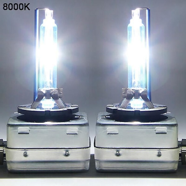 2 st D1c D1s D1r 8000k Ice Blue Hid Xenon Bilstrålkastare 35w High Low