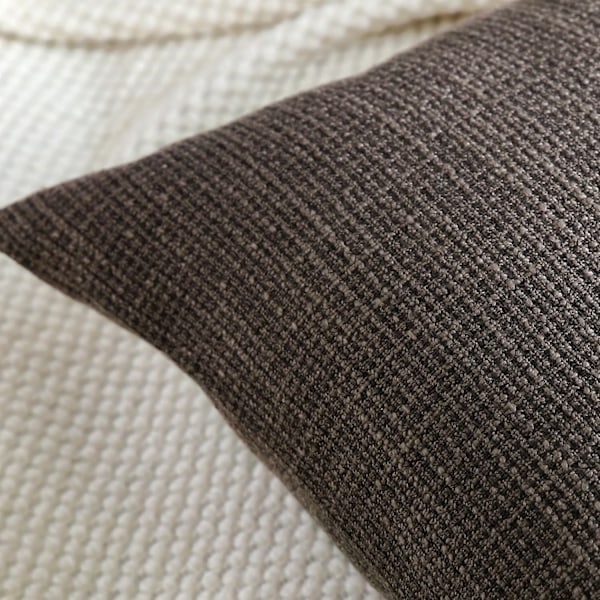 2 kpl tyynynpäällistä, yksivärinen, pellavainen tyynynpäällinen, sohvaan, makuuhuoneeseen, kotiin, 45*45cm Dark brown