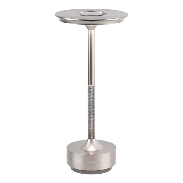 Bordlampe Trådløs / Skrivebordslampe - LED-lampe 1-Pack Silver
