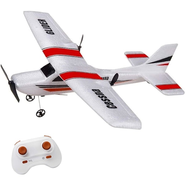 RC-lentokone, 2,4 GHz:n 2-kanavainen, käyttövalmis RC-lentokone, sisäänrakennettu 6-akselinen gyro RC-lentokone, helppo lentää aloittelijan RC-lentokone lapsille pojalle