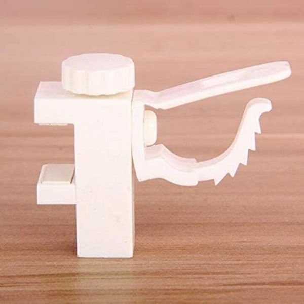 2 stk Justerbare Tverrstangbrakett Holder Klemme Gardinstang Holder Håndkle Oppbevaringsstativ Henger for Organizer