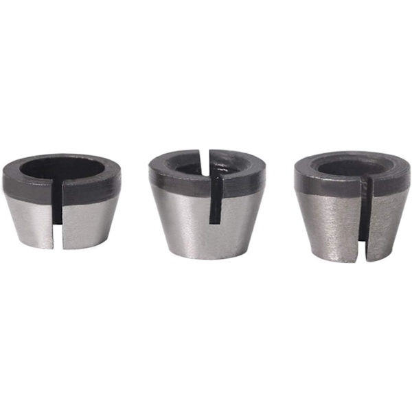 3PCS Spændesæt Graveringsmaskine Spændepatron Adapter Spændepatroner 6,35mm 8mm 6mm Til Elektrisk Skæremaskine Fræserpatron