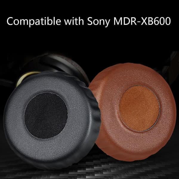 1 par utbyteshörlurar kompatibla med Sony Mdr-xb600-hörlurar