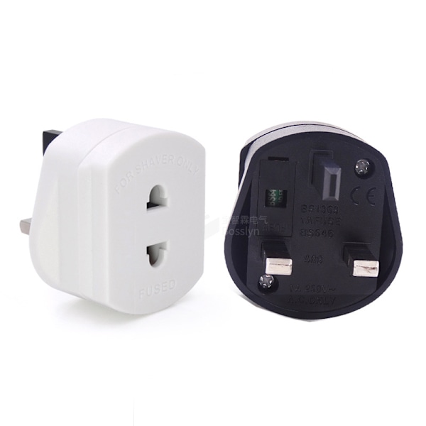 1 stk. barbermaskine adapter 988 UK standard stik adapter