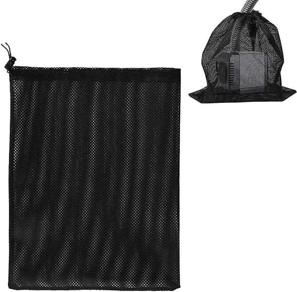 5 stk. Pumpefilter Mesh Pose, Dam Pumpefilter Pose, Pumpe Mesh Pose, Husholdnings Vandpumpe Filter Tilbehør, 41*31cm, Sort