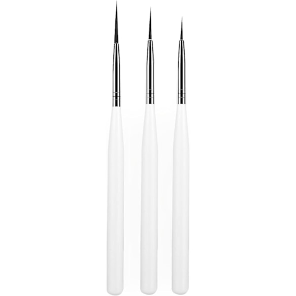 3-delars nagelkonst penselset Nageldetalj linjeritningspensel för gelnaglar Kan rita linjer DIY-design