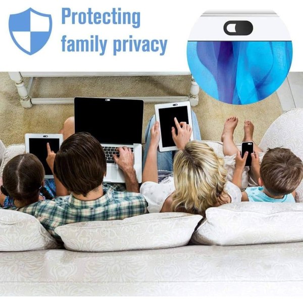 Camera Blocker, Webcam Slider Slider Slim Webcam Privacy Cover för telefon, surfplatta, laptop cover