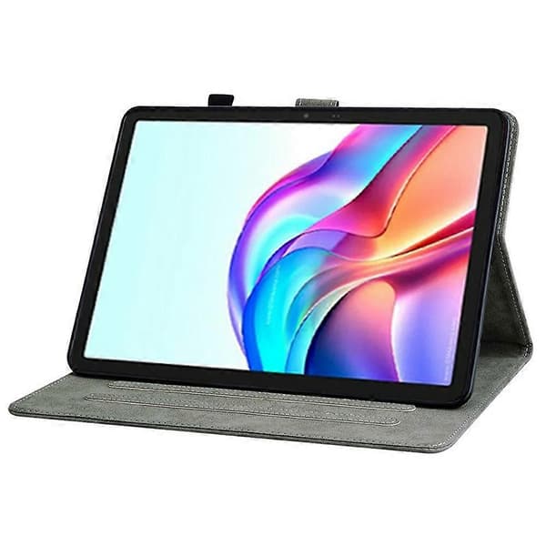 Fodral för TECNO Megapad 11 Tiger Tryck Anti-Rep PU Läder Tablet Skydd - Grön