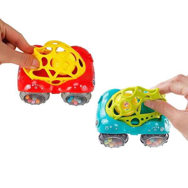 3 till 24 månader baby leksaker, pojkar och flickor barnvagnar (2-pack)