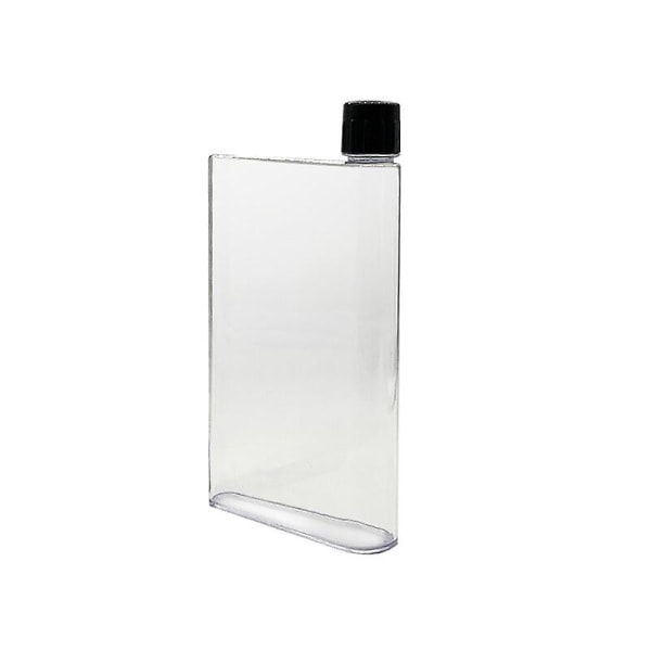 420ml Clear Reusable Slim Flat Water Bottle 420ml Portable Hydrte Flat Water Bottle