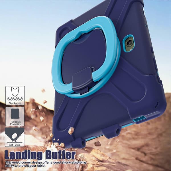 For Samsung Galaxy Tab Active5 Pro Deksel TPU+PC+Silikon Nettbrettdeksel Svingbart Støttehåndtak