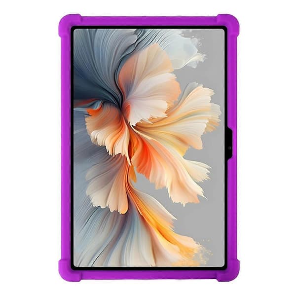 För Lenovo Yoga Tab Plus/Pad Pro AI Silikonfodral med Ställ Robust Skydd - Lila