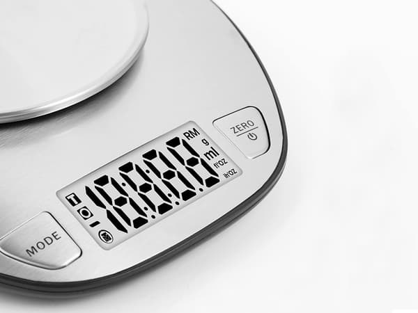 Digitalvægt / Køkkenvægt med skål - Vejer op til 5 kilo